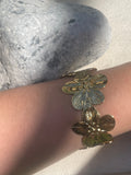 Bracelet Fleurs Dorées – Chaîne Botanique